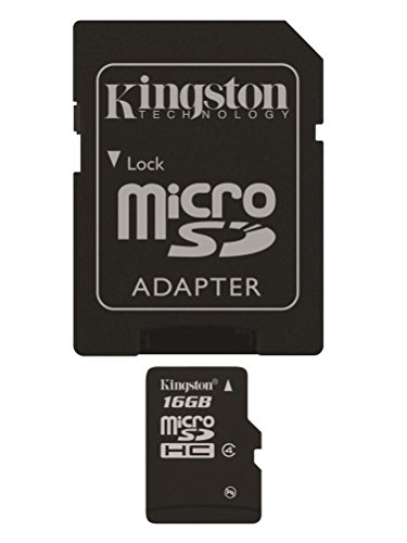 Kingston SDC4/16GB microSDHC (Class 4), mit SD-Adapter