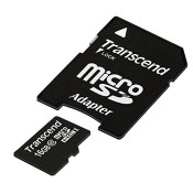 Transcend TS16GUSDHC10E Class 10 Extreme-Speed microSDHC 16GB Speicherkarte mit SD-Adapter