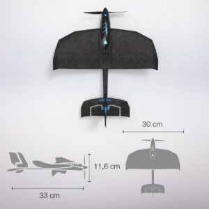 TobyRich-SmartPlane Pro FPV Größe Abmessungen