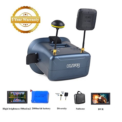 Crazepony-UK FPV Goggles VR008 Pro