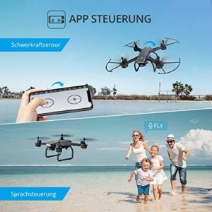 DEERC D50: Steuerung per Controller oder App