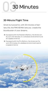 Xiaomi FIMI X8 Mini Flugadauer