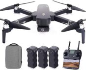 CHUBORY X11 Pro GPS-Drohne mit Case, 3 Akkus & Controller
