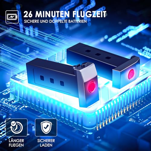 AVIALOGIC H24 Drohne mit 2 Akkus
