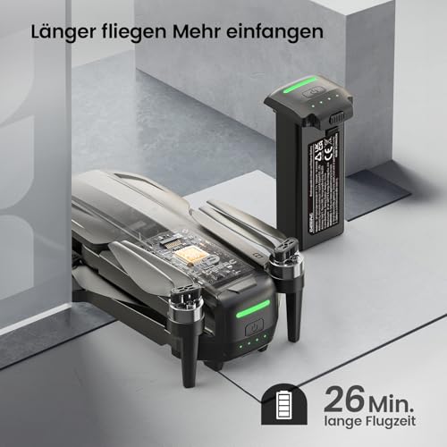 DEERC D65 Lange Flugzeit