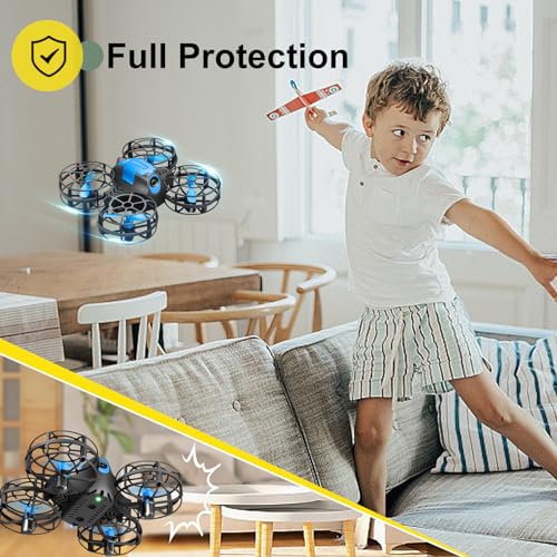 Dank Propellerschutz als Drohne für Kinder geeignet 4DRC V18 Propellerschutz