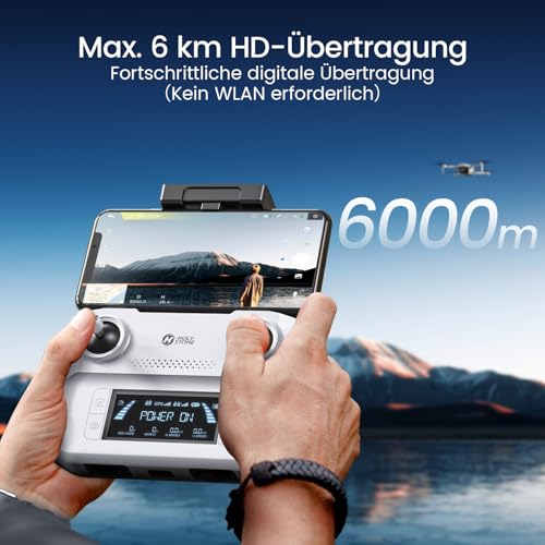 Bis zu 6.000 Meter Steuer- & FPV-Reichweite Holy Stone HS360D Steuerreichweite